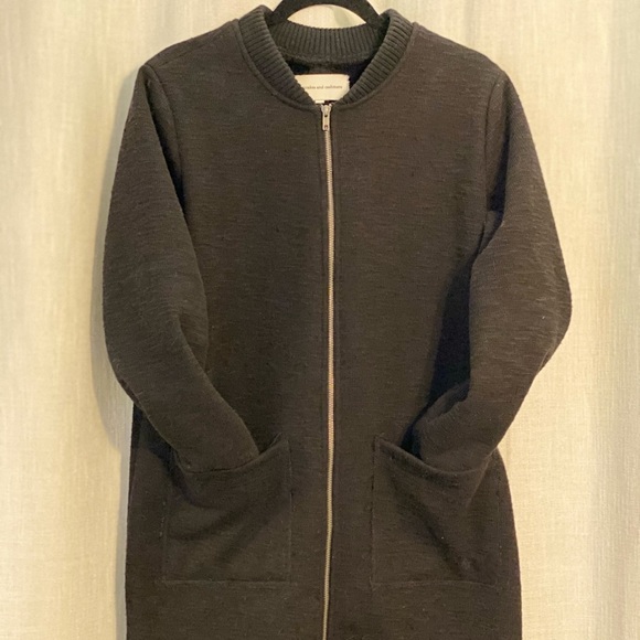 Cupcakes and Cashmere Bonded Shearling Coatigan M - Picture 5 of 6